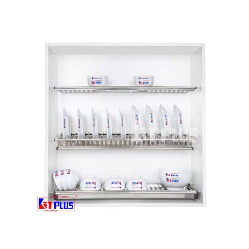 Giá bát cố định 3 tầng chữ V Kit Plus DK12A.90 Giá bát cố định 3 tầng chữ V Kit Plus DK12A.90