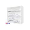 Giá bát cố định 3 tầng Inox mờ cao cấp Kit Plus DK12B MIX.90 2 Giá bát cố định 3 tầng Inox mờ cao cấp Kit Plus DK12B MIX.90