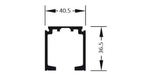 Ray trượt đơn dài 3000mm Hafele 941.62.731 3 Ray trượt đơn dài 3000mm Hafele 941.62.731
