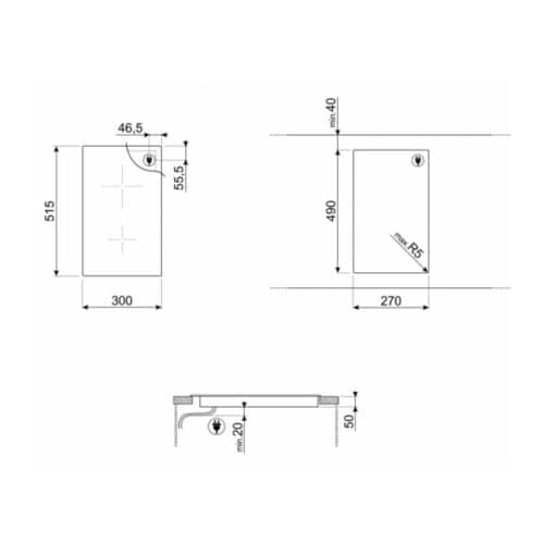 bep tu smeg si5322b 536 04 200 2