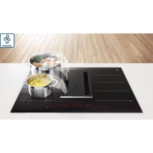 Bếp từ 4 vùng nấu kết hợp hút mùi Bosch PXX875D67E 8 Hoạt động của bếp từ 4 vùng nấu kết hợp hút mùi Bosch PXX875D67E