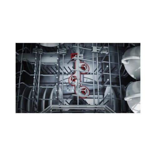 Bên trong máy rửa bát âm toàn phần Bosch SMV6ECX69E