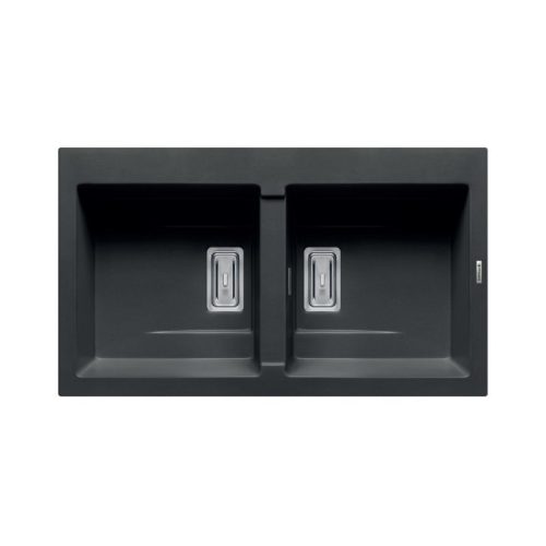 Chậu rửa chén đá 2 hố Elica Pyragranite Kartesio 2B Carbon 70053911