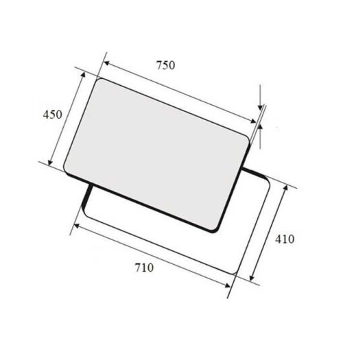 Kích thước bếp điện từ Elica H15-EMH7530BL