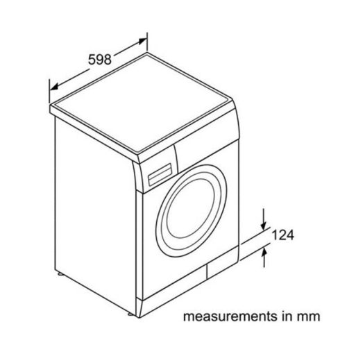 Kích thước máy Giặt Bosch WAS32449SG