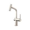 Vòi rửa bát nóng lạnh Konox Volta Nickel có dây rút 2 Vòi rửa bát nóng lạnh Konox Volta Nickel có dây rút