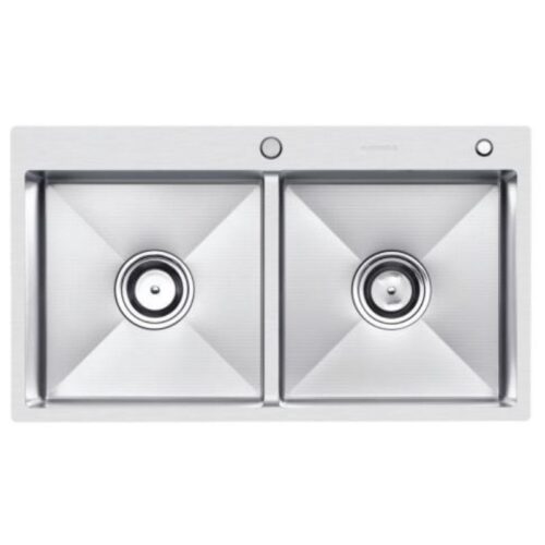 Chậu rửa bát inox 2 hố Eurogold EUC28850EA