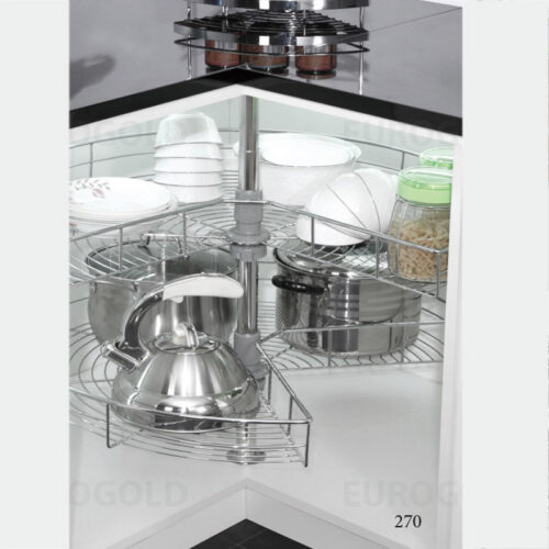 Mâm xoay inox nan mạ mở 3/4 Eurogold TR270A