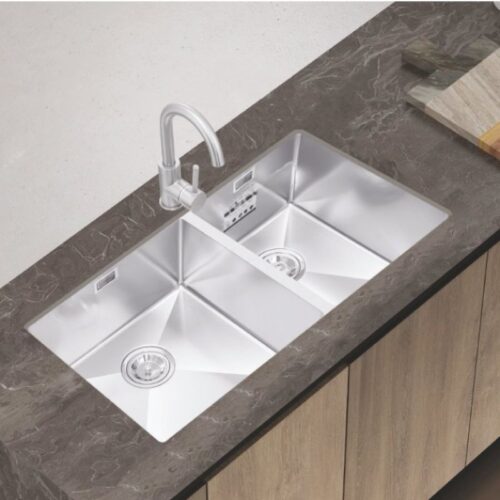Hình ảnh chậu rửa bát inox 2 hố Eurogold EUC28245EB