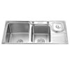 Chậu rửa bát inox 2 hố Gorlde GD-949 2 Chậu rửa bát inox 2 hố Gorlde GD-949