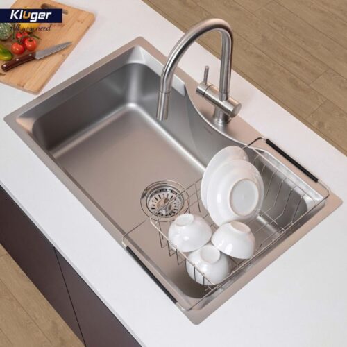 Chậu rửa bát 1 hố Kluger KW8191FS-S79 4 Ảnh thực tế chậu rửa bát 1 hố Kluger KW8191FS-S79