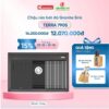 Km chậu rửa bát đá 1 hố Konox Terra 790S Black