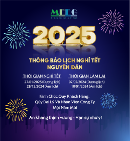 MEEG - Thông báo Lịch nghỉ Tết Nguyên Đán 2025