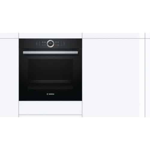Lò nướng Bosch HBG634BB1B 11 Thiết kế lò nướng Bosch HBG634BB1B
