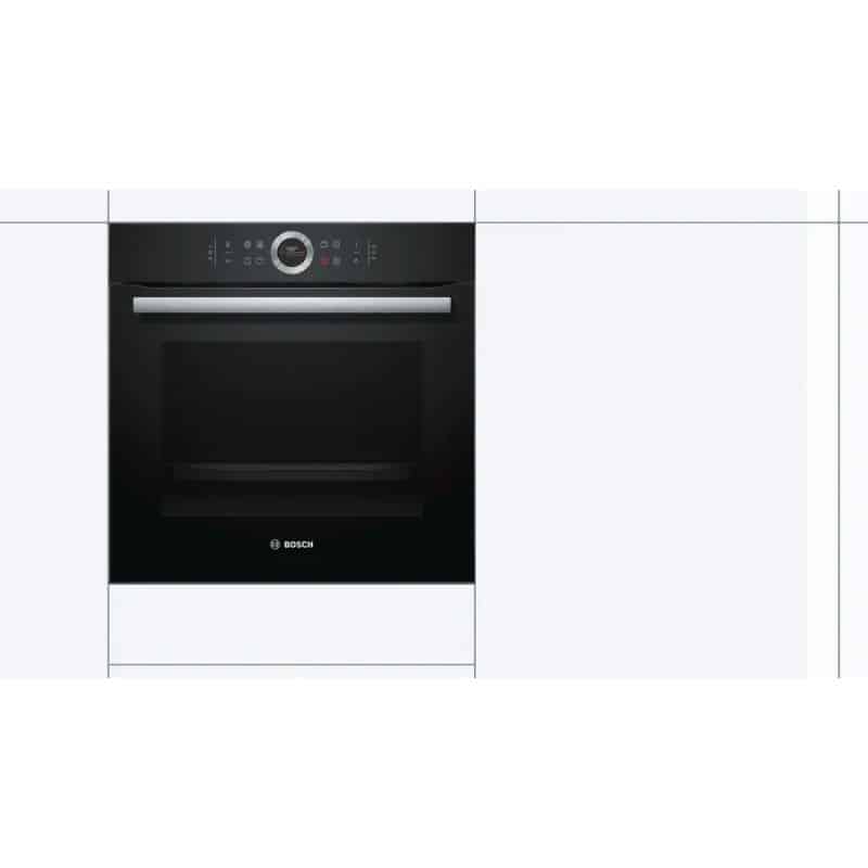 Lò nướng Bosch HBG634BB1B 5 Thiết kế lò nướng Bosch HBG634BB1B