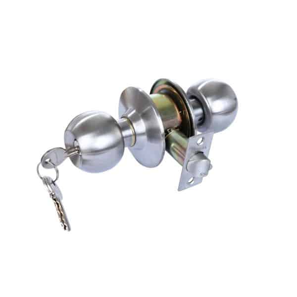 Khóa cửa phòng tay nắm tròn Demax LK302 SS 3 Khóa cửa phòng tay nắm tròn Demax LK302 SS