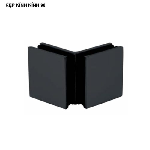 Kẹp kính - kính 90º màu đen Hafele 981.77.917