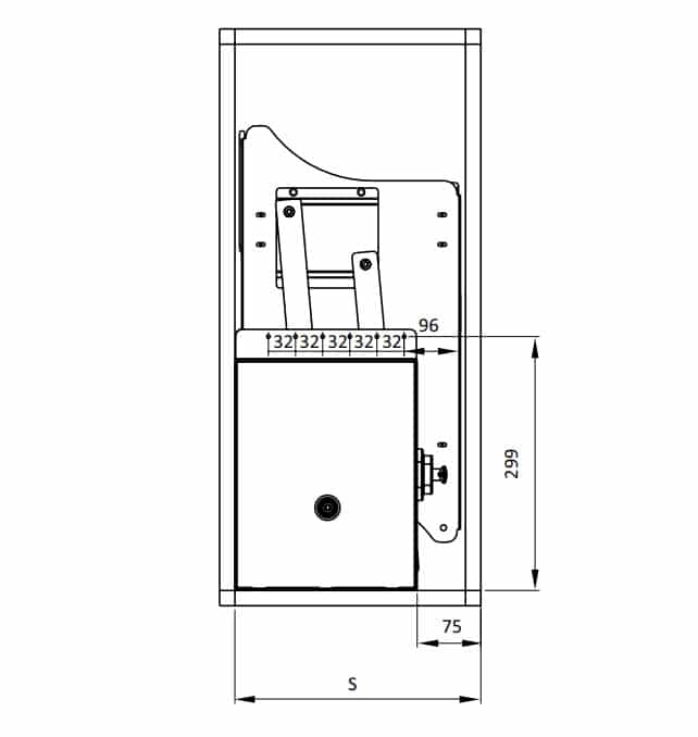 Rổ bát đĩa di động lướt tròn Lento Hafele 504.76.007 Inox 304 4 Kích thước của Rổ bát đĩa di động lướt tròn Lento Hafele 504.76.007 Inox 304