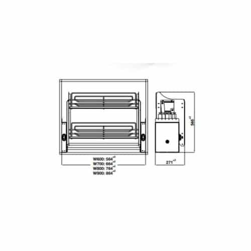 Bộ rổ nâng hạ Hafele Oria 504.76.705 700mm 5 Bộ rổ nâng hạ Hafele Oria 504.76.705 700mm