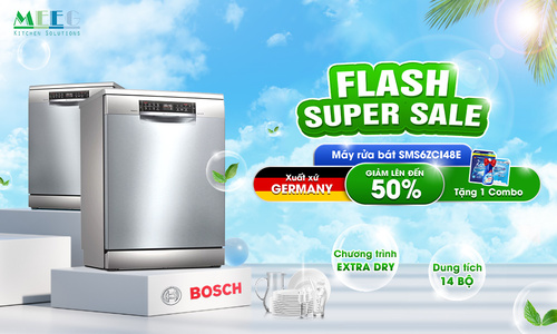 KM Máy rửa bát Bosch SMS6ZCI48E