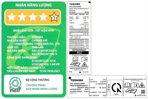 Máy lạnh Toshiba Inverter 2 HP RAS-H18S5KCV2G-V 19 toshiba inverter 2 hp ras h18s5kcv2g v 9 638786816674721654 700x467 1