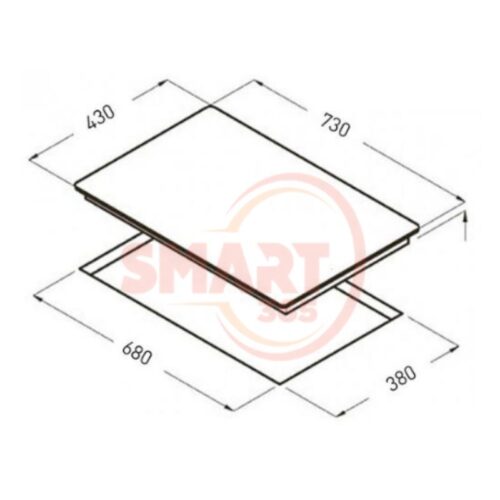 BẾP ĐÔI SMARAGD SI2-2868 + 1 BẾP ĐÔI SMARAGD SI2-2868 +