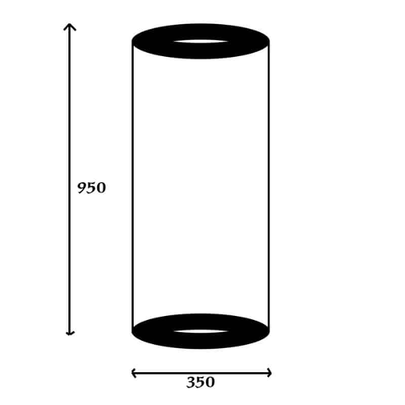Kích thước của Máy hút khói khử mùi Chefs EH-R822E3 Kích thước của Máy hút khói khử mùi Chefs EH-R822E3