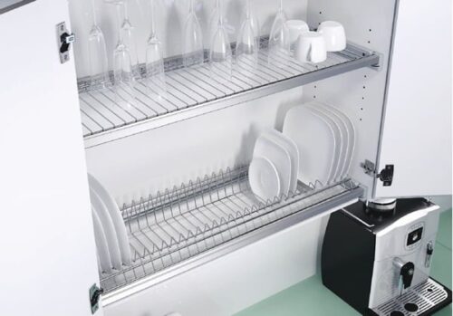 Khay up bát đĩa Hafele 544.01.024 inox, 414x263mm 3 khay up chen dia hafele 544 01 024 inox 414x263mm 1