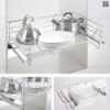 Giá xoong nồi Inox 201 Eurogold EG6175 1 Giá xoong nồi Inox 201 Eurogold EG6175