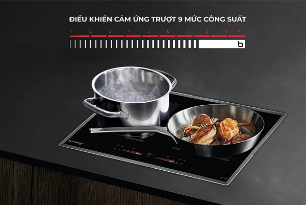Điều khiển của bếp từ kết hợp hồng ngoại Eurosun EU-TE259Pro Điều khiển của bếp từ kết hợp hồng ngoại Eurosun EU-TE259Pro