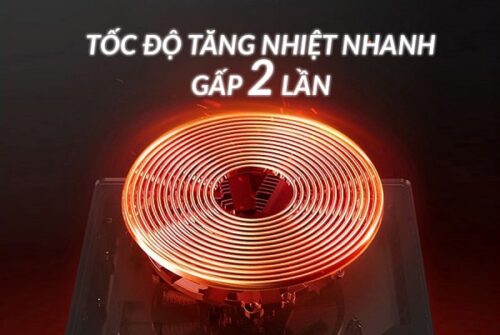 Bếp từ kết hợp hồng ngoại Eurosun EU-TE259Pro 9 Tốc độ gia nhiệt của bếp từ kết hợp hồng ngoại Eurosun EU-TE259Pro