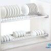 Kệ bát đĩa cố định khung nhôm Euronox EUA-80 1 Euronox EUA 80.304
