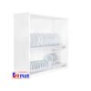 Giá bát cố định 2 tầng cao cấp, Inox mờ Kit Plus DK12C VIP.60 1 Giá bát cố định 2 tầng cao cấp, Inox mờ Kit Plus DK12C VIP.60