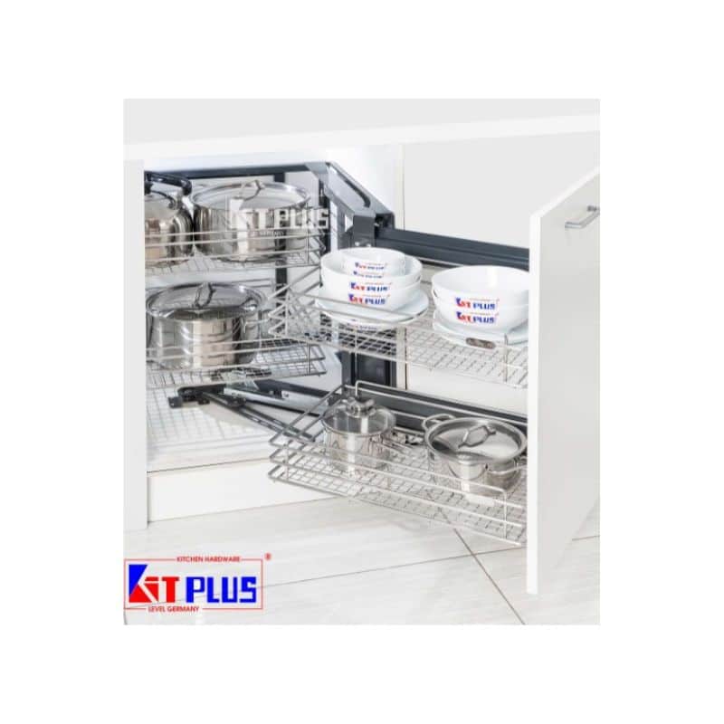 Giá liên hoàn Inox nan tròn Kit Plus DK.16B VIP-R Giá liên hoàn Inox nan tròn Kit Plus DK.16B VIP-R
