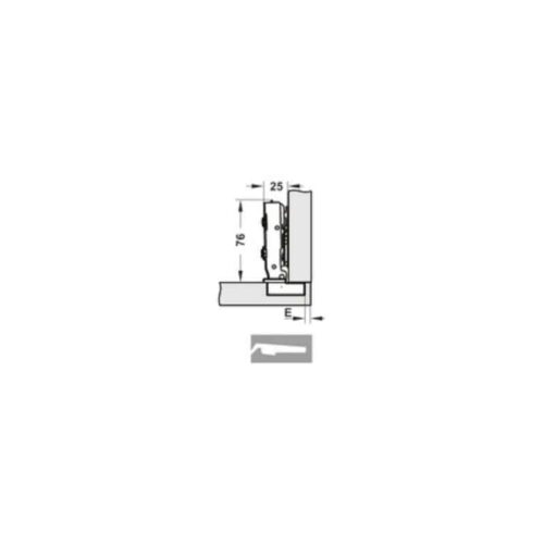 Bản lề Cucina Legato 334.00.030 inox 304 3 Bản lề CUCINA LEGATO 334.00.030 inox 304