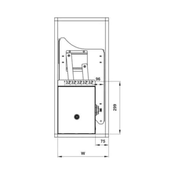 Kích thước của Rổ bát đĩa di động lướt dẹt Lento Hafele 504.76.014 Inox 304 Kích thước của Rổ bát đĩa di động lướt dẹt Lento Hafele 504.76.014 Inox 304