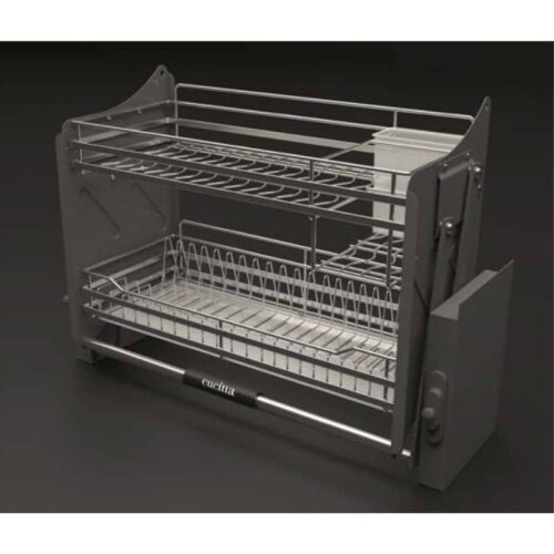 Rổ bát đĩa di động Cucina Lento 504.76.138 900mm Inox 304/ Xám 3 Thiết kế Rổ bát đĩa di động Cucina Lento 504.76.138
