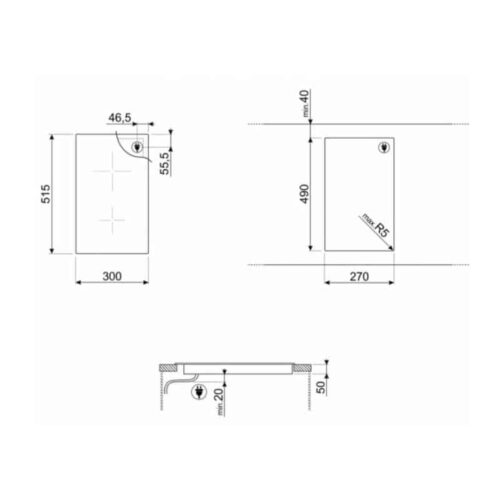 Bếp từ Smeg SI5322B 536.04.200 4 bep tu smeg si5322b 536 04 200 2