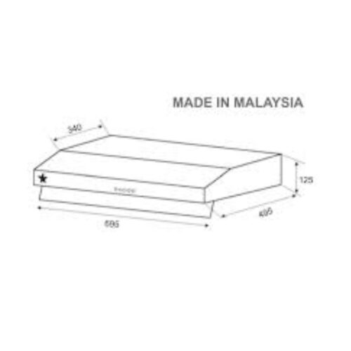 Máy hút mùi âm tủ Pramie CH22-700 6 Kích thước máy hút mùi âm tủ Pramie CH22-700