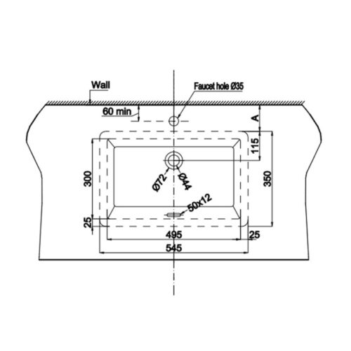 kich thuoc chau lavabo am ban sapporo 545 hafele 588 79 014 4