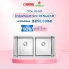 Chậu rửa bát inox 2 hố Konox KN7544DUB 1 km chau rua bat inox 2 ho konox kn7544dub