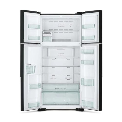 Tủ Lạnh 4 cánh Multi door Inverter 540 Lít Hitachi R-FW690PGV7 GBK 3 anh tu lanh 4 canh multi door inverter 540 lit hitachi r fw690pgv7 gbk
