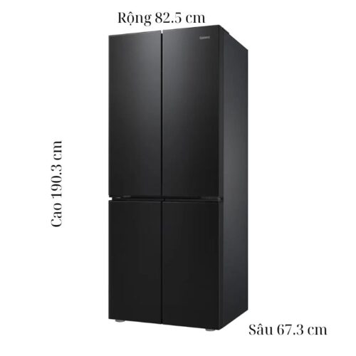Tủ Lạnh 4 cánh Multi Doors Inverter 500 Lít Galanz BCD-500WTEP 2 kich thuoc tu lanh 4 canh multi doors inverter 500 lit galanz bcd 500wtep 1