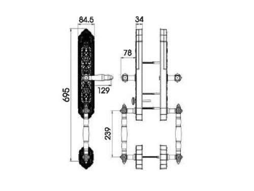 Khóa vân tay Kassler KL-999 - Mạ Vàng 24K 4 KL 999 2