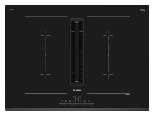Bếp từ 4 vùng nấu kết hợp hút mùi Bosch PVQ731F15E