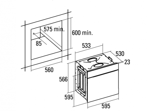 Lò nướng Cata ME 7207 BK 3 cata me 7207 bk 1