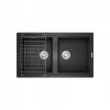 Chậu rửa bát Konox Granite Phoenix 860 Black
