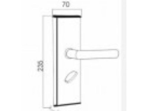 Khóa điện tử Kassler KL-383I 3 Kích thước của Khóa điện tử Kassler KL-383I