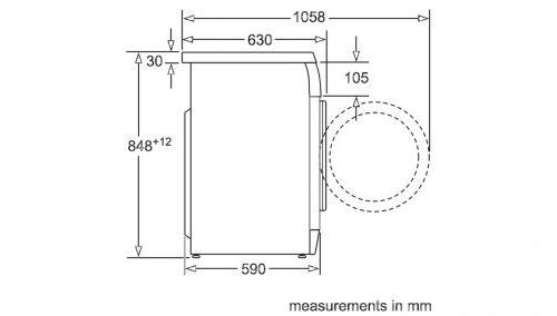 Máy giặt quần áo Bosch WAS28448ME 4 may giat quan ao bosch was28448me 1
