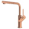 Vòi rửa bát Konox rút dây Artan Rose Gold 2 voi rua bat konox artan rose gold